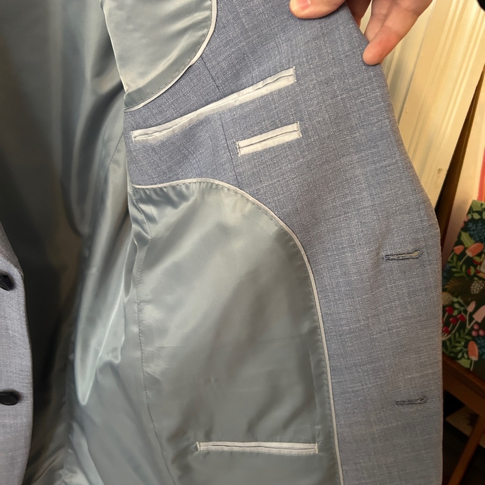 Bar III Men's Light Blue Blazer - Picture 6 of 6